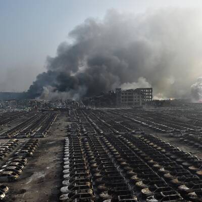 Gewaltige Explosion in China