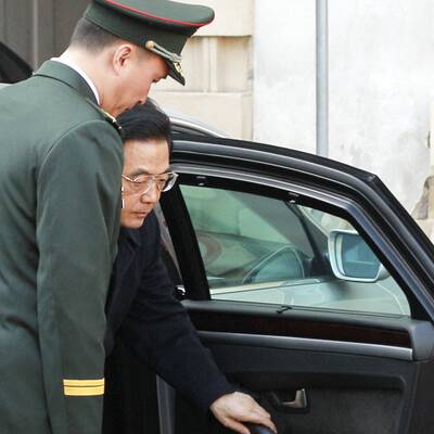 Proteste gegen Hu Jintao