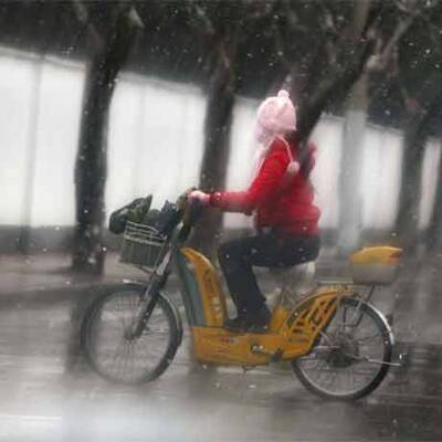 Schnee-Chaos in China