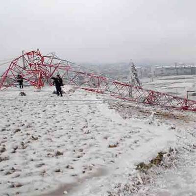 Schnee-Chaos in China