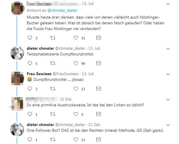 Dieter Chmelar beschimpft FPÖler als 