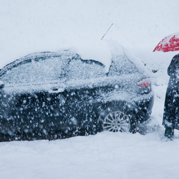 Hier versinkt alles unter 1,5-Meter-Schneedecke