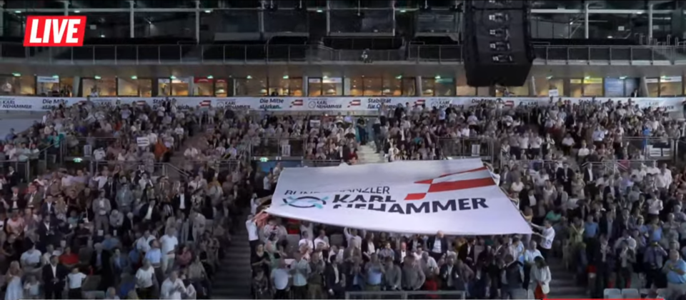 ÖVP Wahlkampfauftakt Steffl Arena