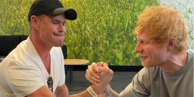 Chris Hemsworth und Ed Sheeran