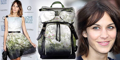 Alexa Chung und der neue Valentino Rucksack