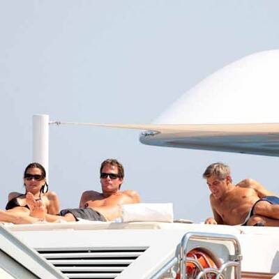 Gemeinsam auf der Yacht: Clooney & Crawford