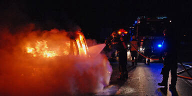 Feuer-Inferno auf der A2