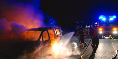 Feuer-Inferno auf der A2