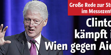 Clintons großer Auftritt jetzt in Wien