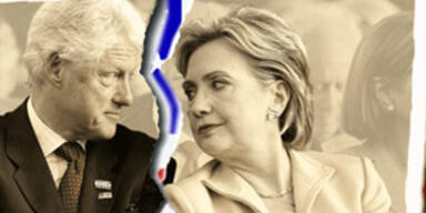 Die Clintons stehen vor der Scheidung