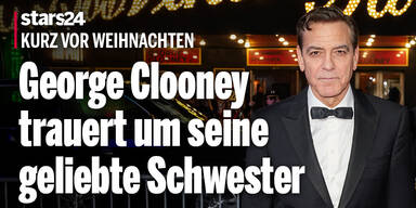 Kurz vor Weihnachten: George Clooney trauert um seine Schwester