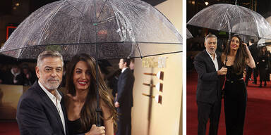 Amal und George Clooney
