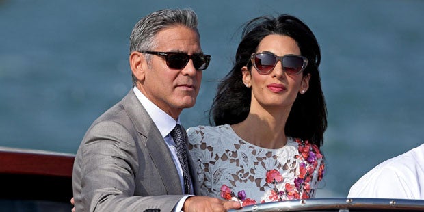 Clooneys große Hochzeitsparty