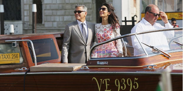 Clooneys große Hochzeitsparty