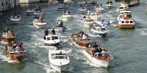 Clooneys große Hochzeitsparty