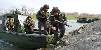 Heer übte Schutz von Infrastruktur