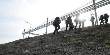 Heer übte Schutz von Infrastruktur