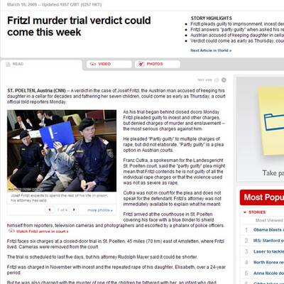 Das sagt die Welt zum Fritzl-Prozess