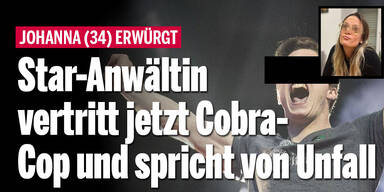 Star-Anwältin vertritt jetzt Cobra-Cop und spricht von Unfall