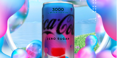 Neue Coca-Cola Dose, von der KI geschaffen.