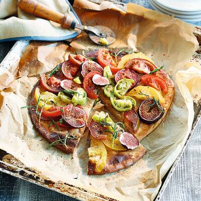 Gemüsesalat mit Lammfilet