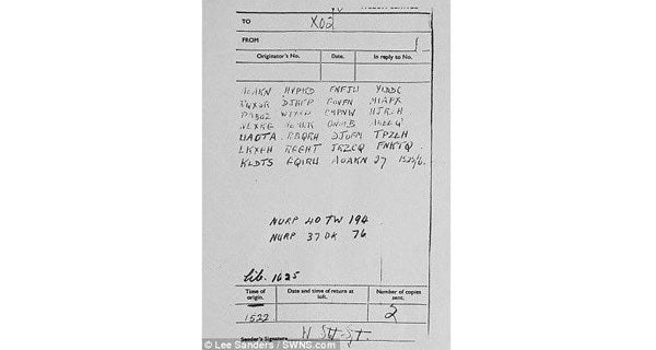 Letzte Nachricht aus 2. Weltkrieg entschlüsselt