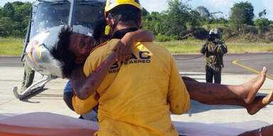 Mutter und Baby überlebten Flugzeug-Crash 