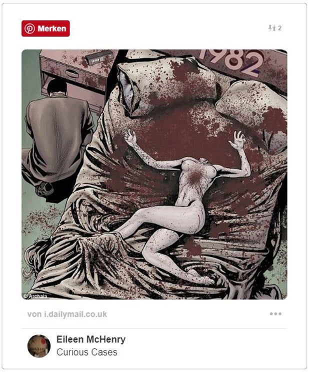 Millionär skalpiert und tötet Freundin wie in einer seiner Zeichnungen