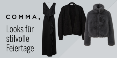 COMMA – It's Time to Shine! Looks für stilvolle Feiertage