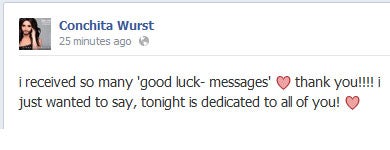 Conchita Wurst Facebook