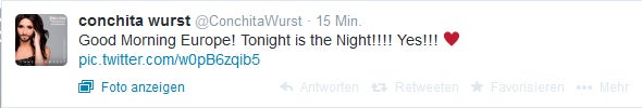 Conchita Wurst Twitter