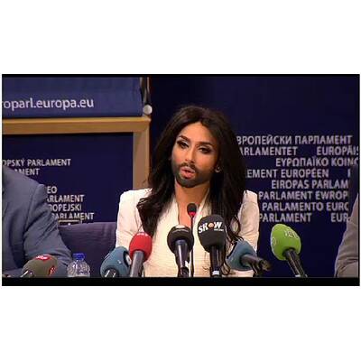 Conchita Wurst: Pressekonferenz im EU-Parlament
