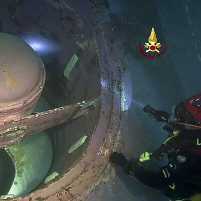 Neue Unterwasseraufnahmen der Concordia