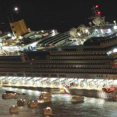 Costa Concordia: Der Moment, als die Überlebenden fliehen