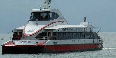 Luxus-Jacht im Bodensee versunken