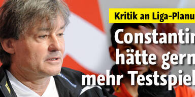 Constantini hätte gerne mehr Tests