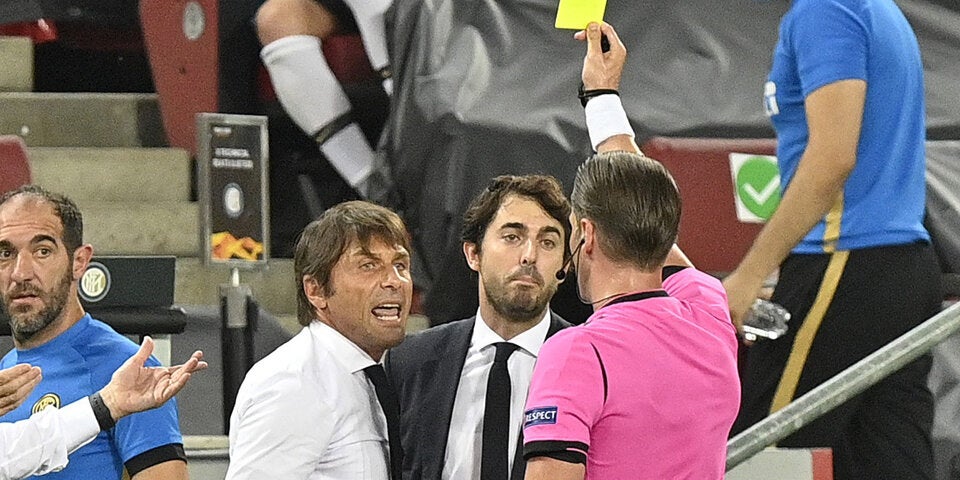 Inter-Trainer Conte war gewohnt aufbrausend