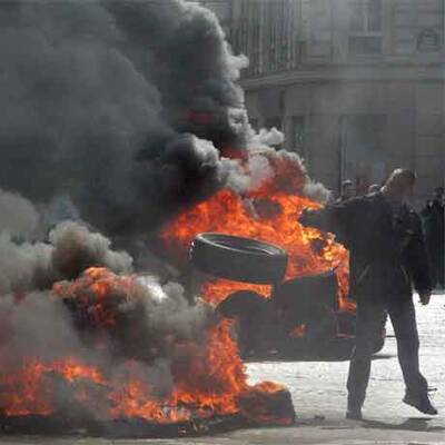 Proteste gegen Conti-Werksschließung