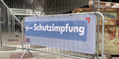 Schutzimpfung-Schild