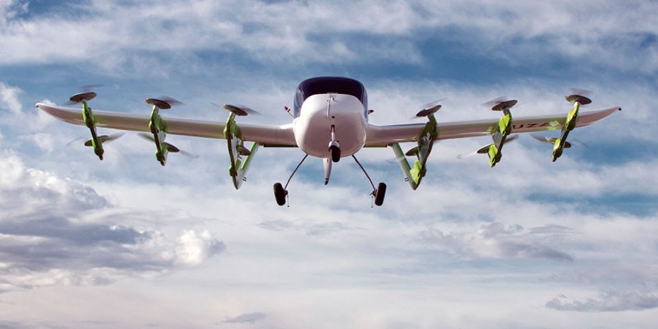 Google-Chef zeigt sein Elektro-Flugtaxi