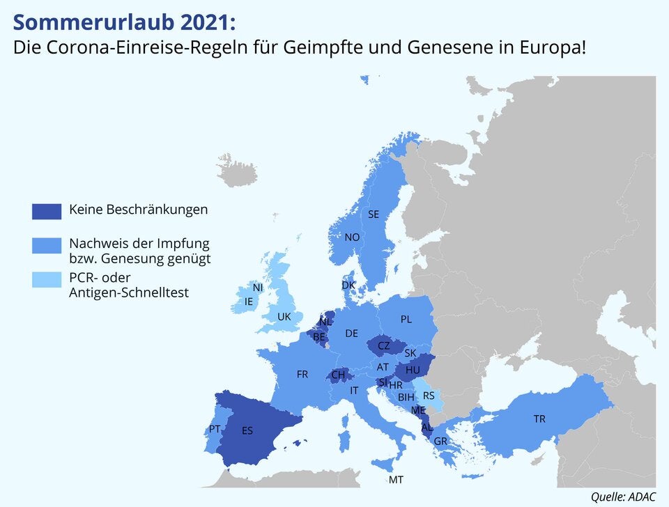 corona-einreiseregeln-für-geimpfte-länderkarte