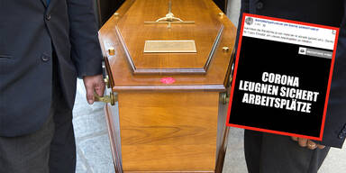 Corona leugnen sichert Arbeitspl&auml;tze