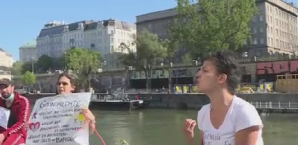 Erneut illegale Corona-Demo in Wien