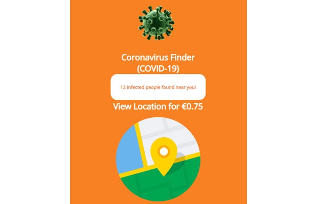 Achtung: Coronavirus-Finder ist Mega-Abzocke