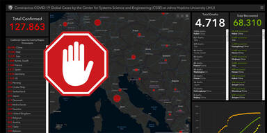 Achtung: Forscher warnen vor Coronavirus-Live-Karte