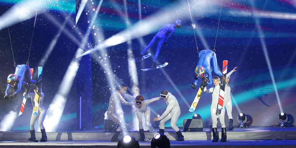 Corona-Stimmung bei Eröffnungsfeier