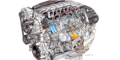 Neue Corvette C7 bekommt Super-Motor