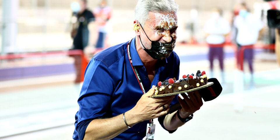 Jubel um Pole: Verstappen startet Tortenschlacht mit Coulthard