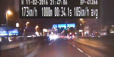 Illegales Rennen: Mit 190 durch 70er-Zone