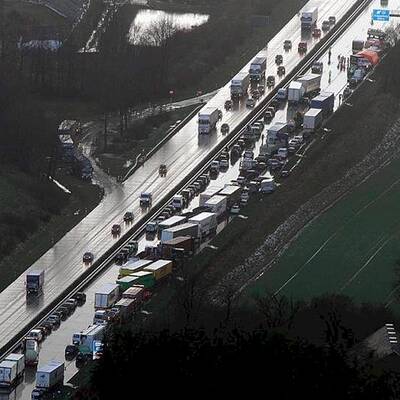 Massencrash bei Cloppenburg 